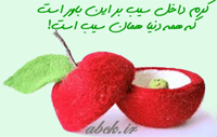 كرم داخل سيب بر اين باور است كه همه دنيا همان سيب است!